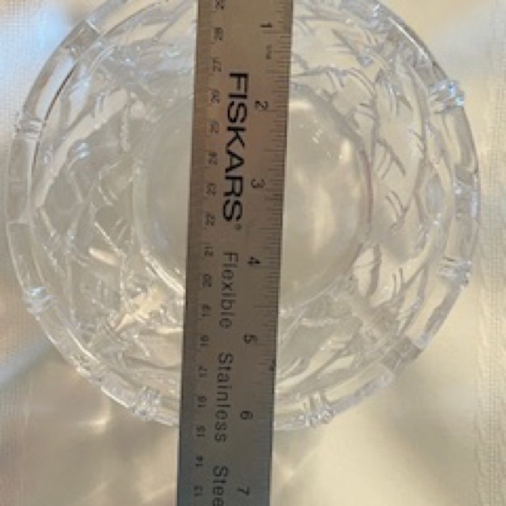 Tiffany & Co CRYSTAL BOWL, (Germany) Vintage Heavy Glass Decor or Candy Dish - Picture 5 of 5